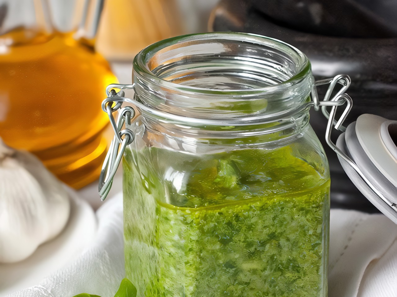 Spinach Pesto with Nuts