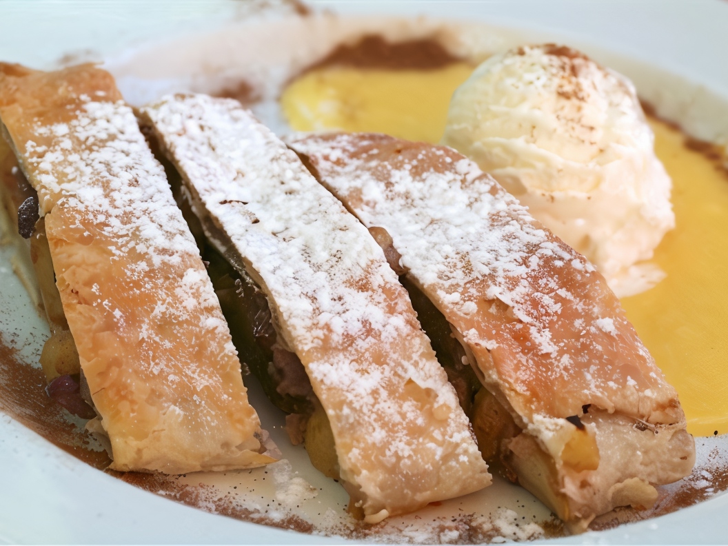 Apple and Honey Strudel