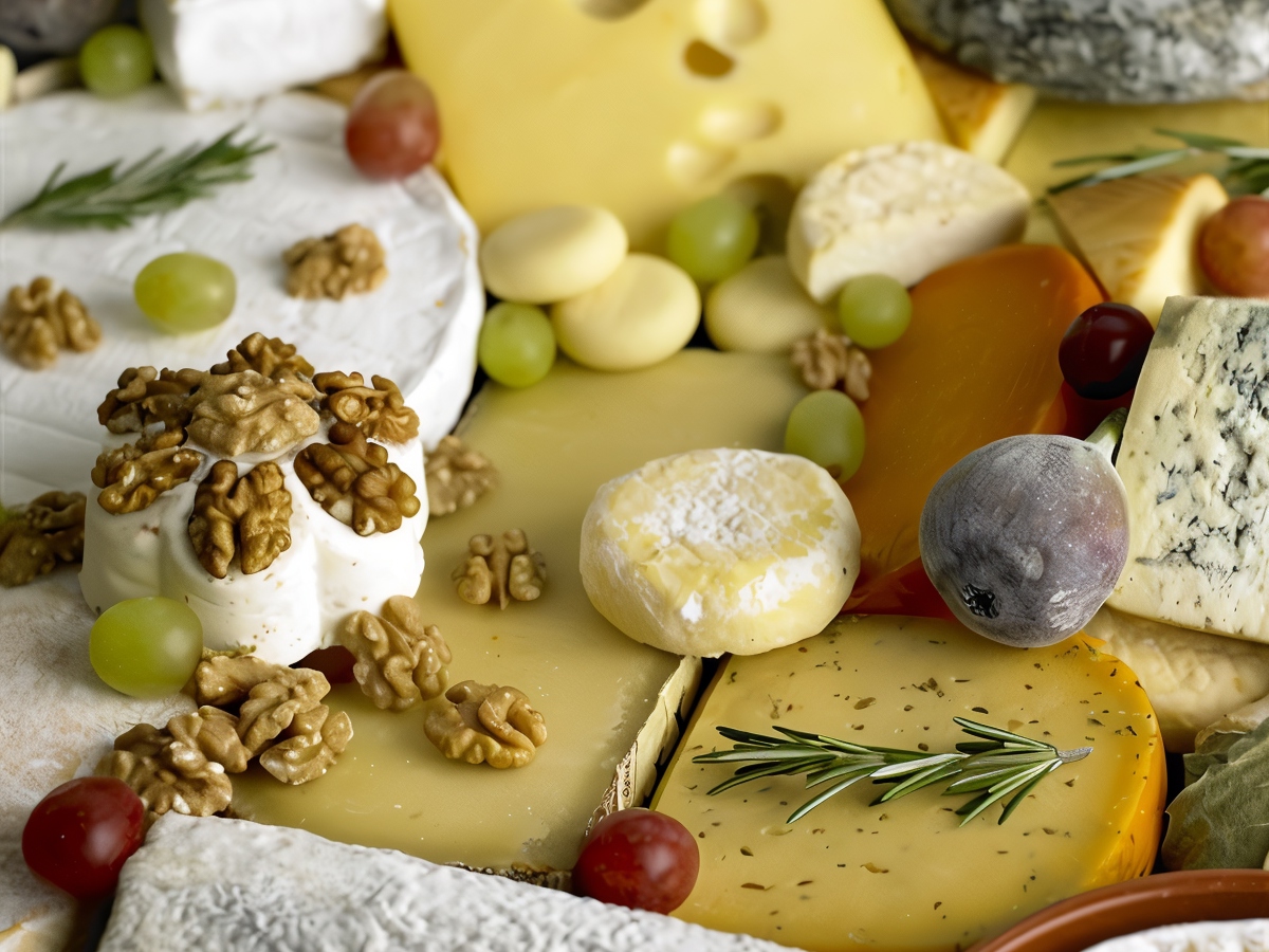Cheese Platter with Fresh Figs