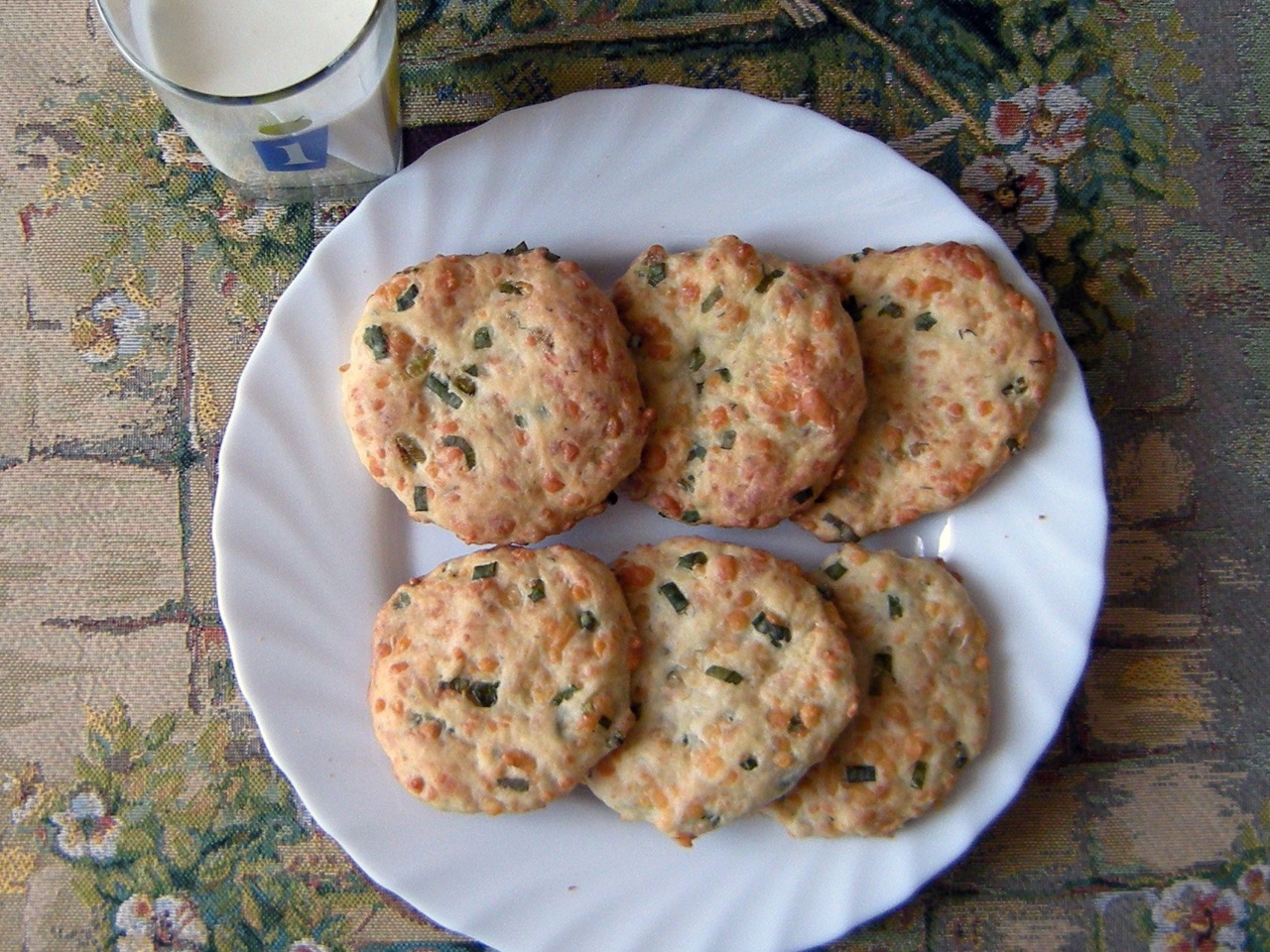 Cheese Flatbreads with Herbs