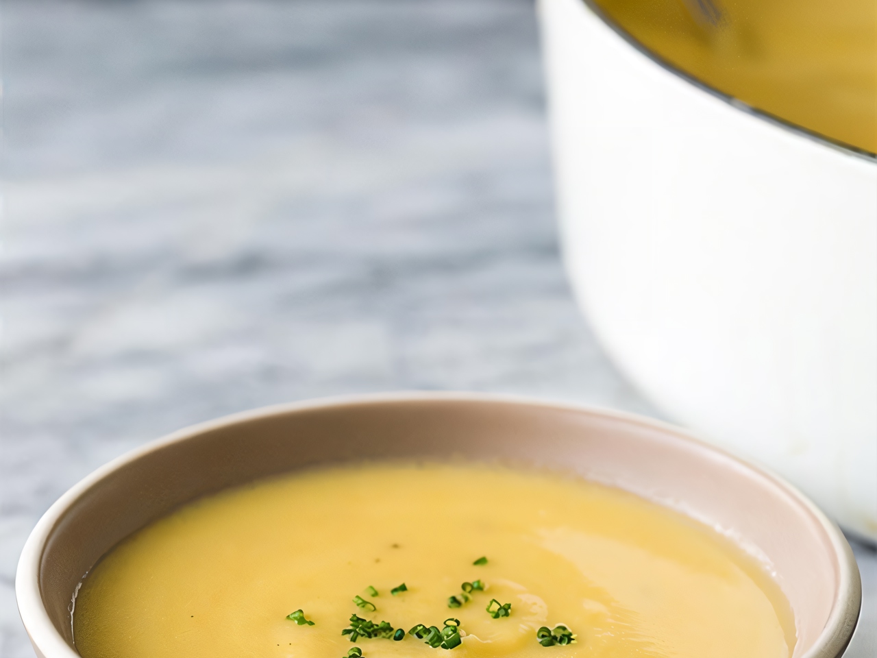 Cheese Soup with Cauliflower