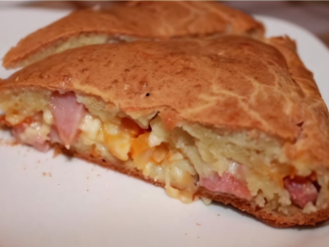 Cheese Cake with Ham
