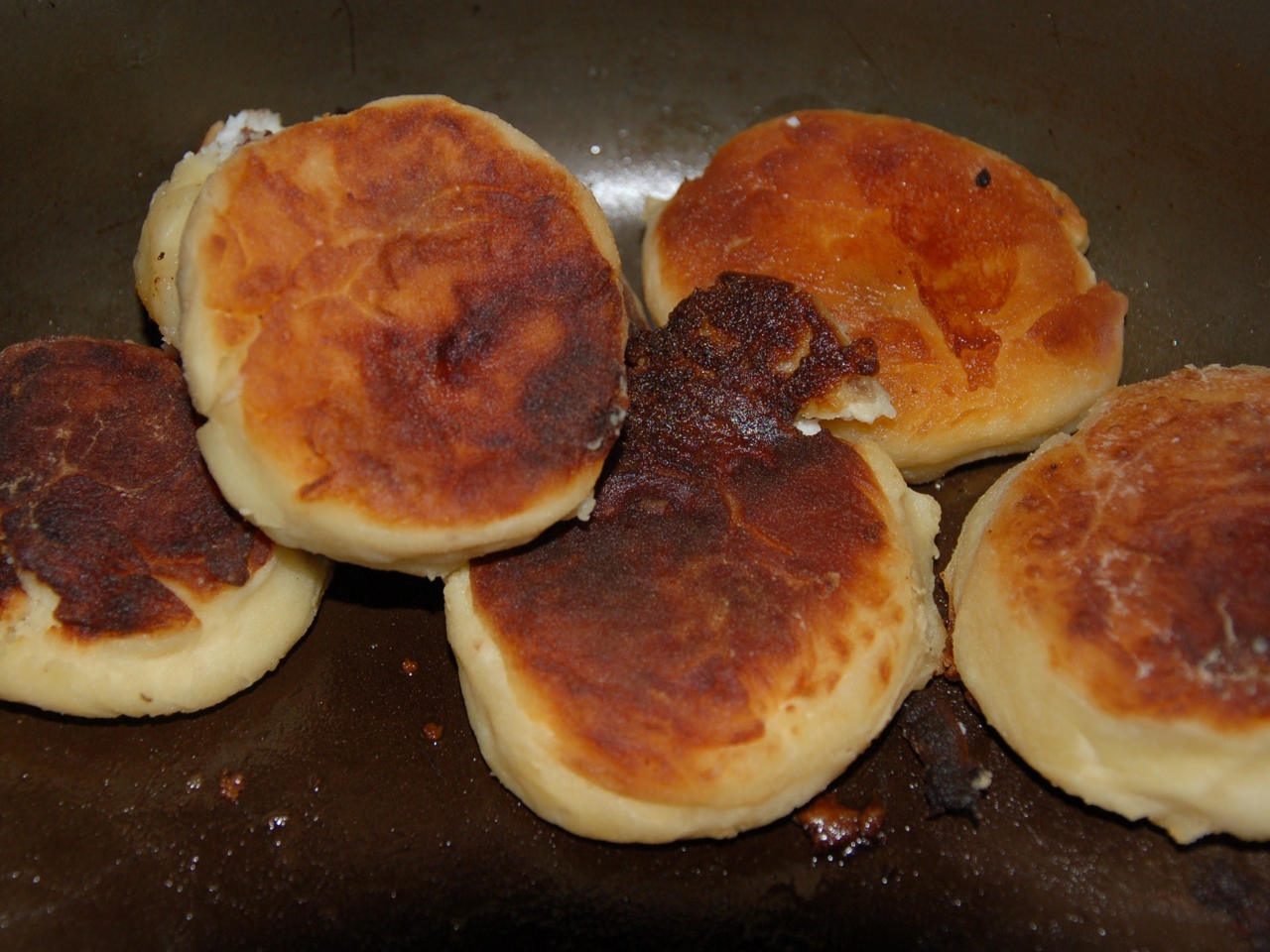 Cheese Pancakes with Curd Filling