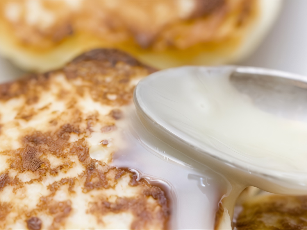 Sweet Braised Cheese Pancakes