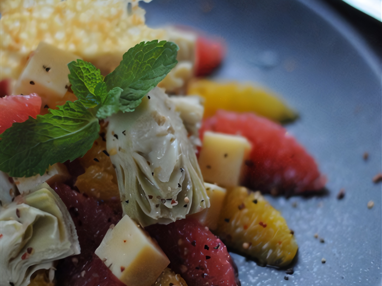 Cheese Citrus Salad