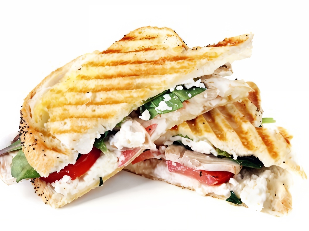 Goat Cheese and Spinach Sandwich
