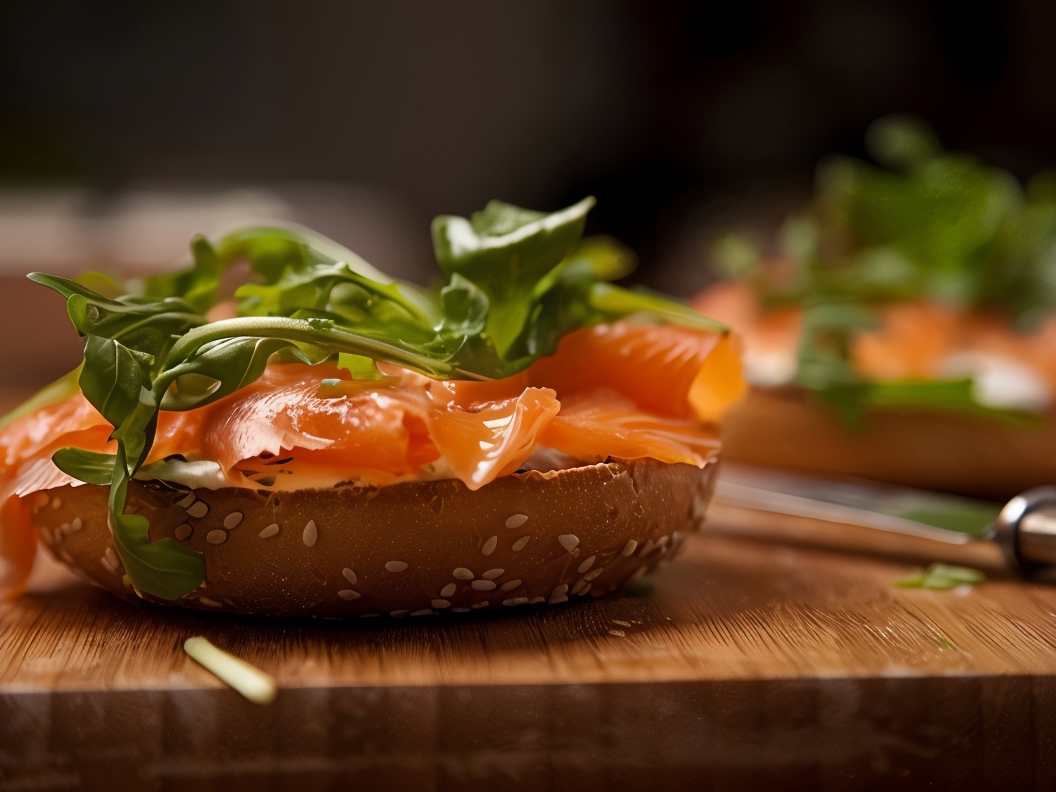 Salmon and Avocado Sandwich