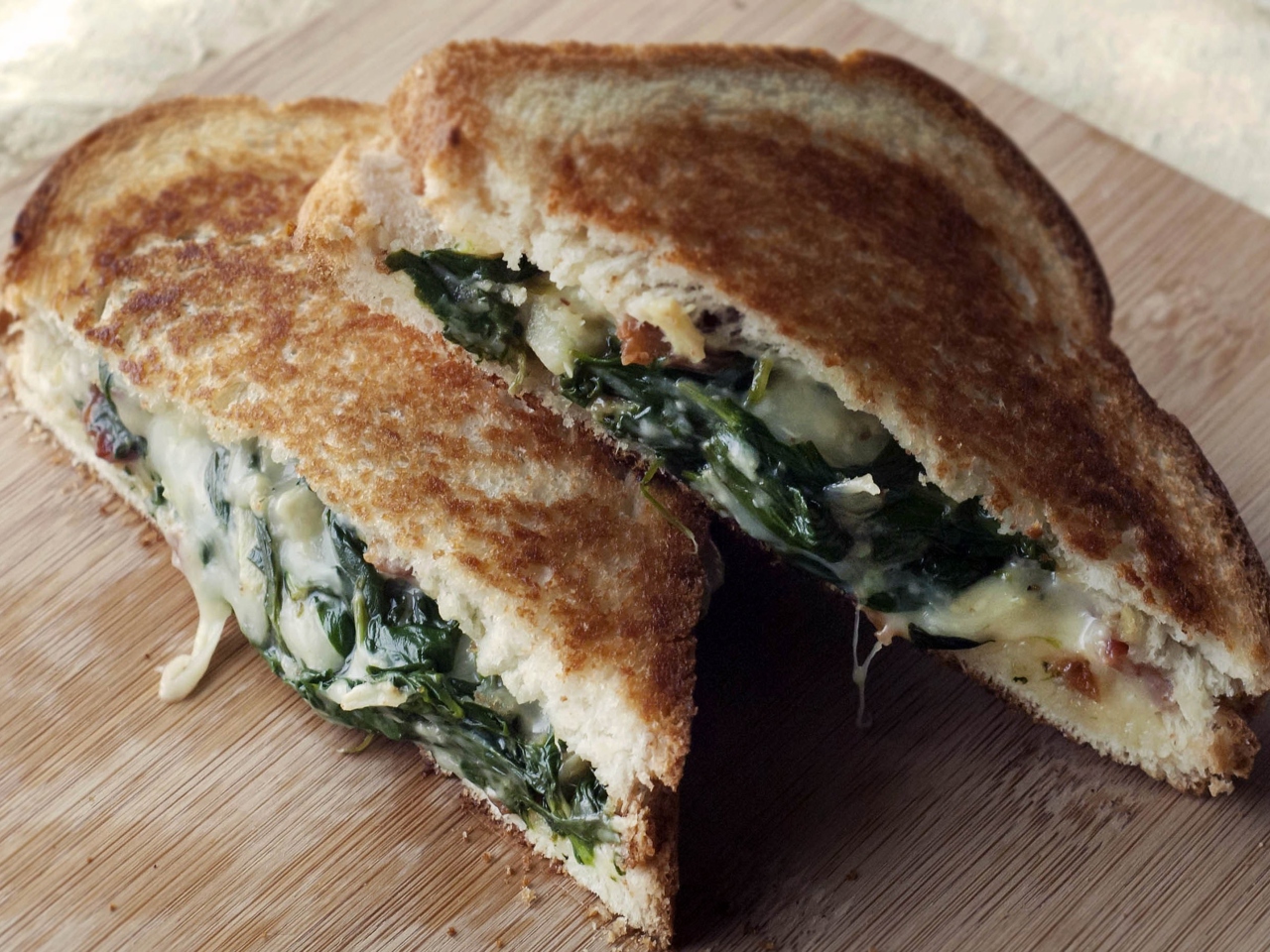 Spinach and Artichoke Sandwich