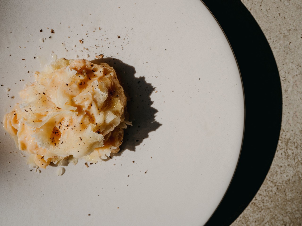 Scrambled Eggs with Tête de Moine Cheese