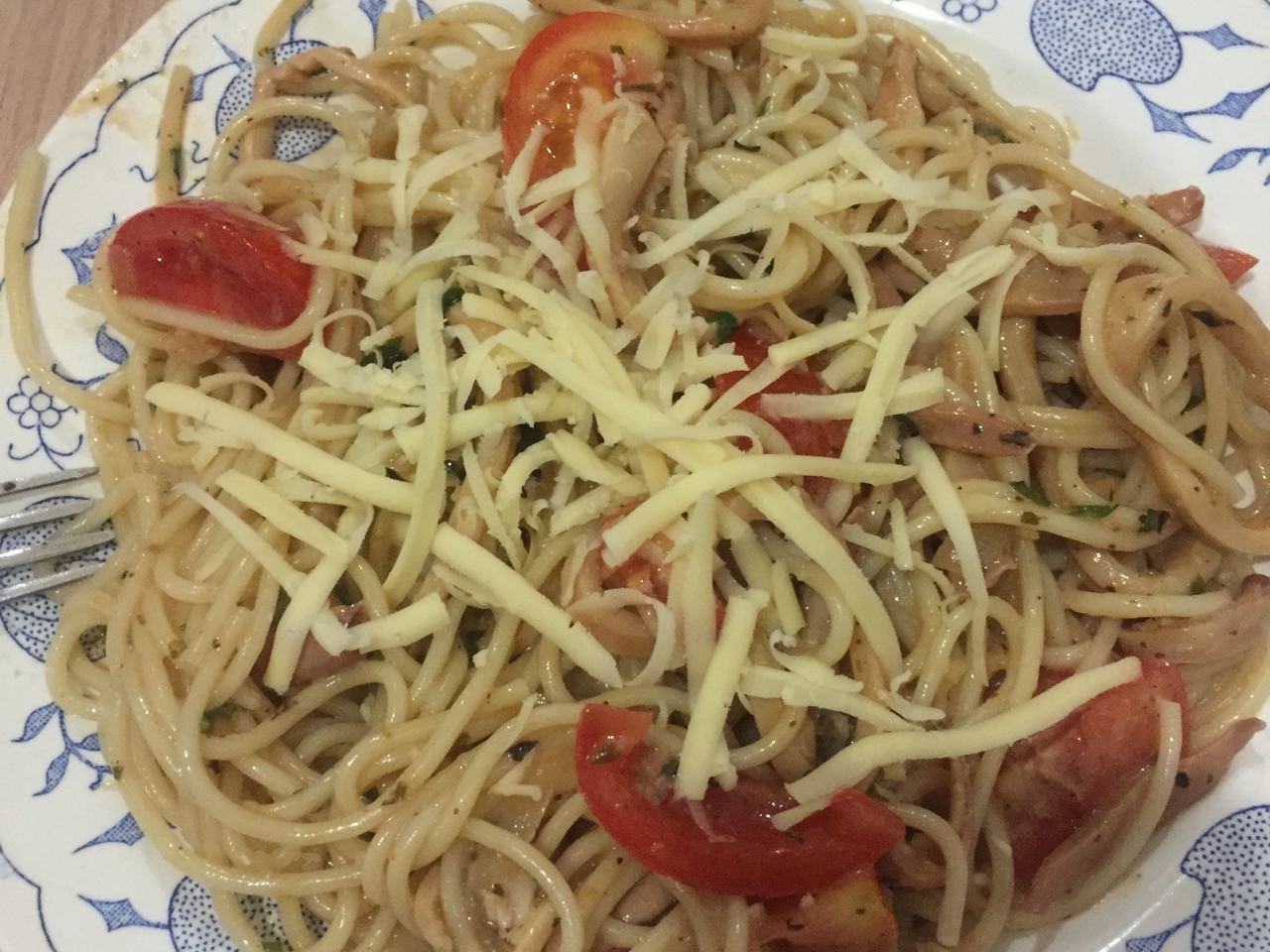 Creamy Pasta with Squid