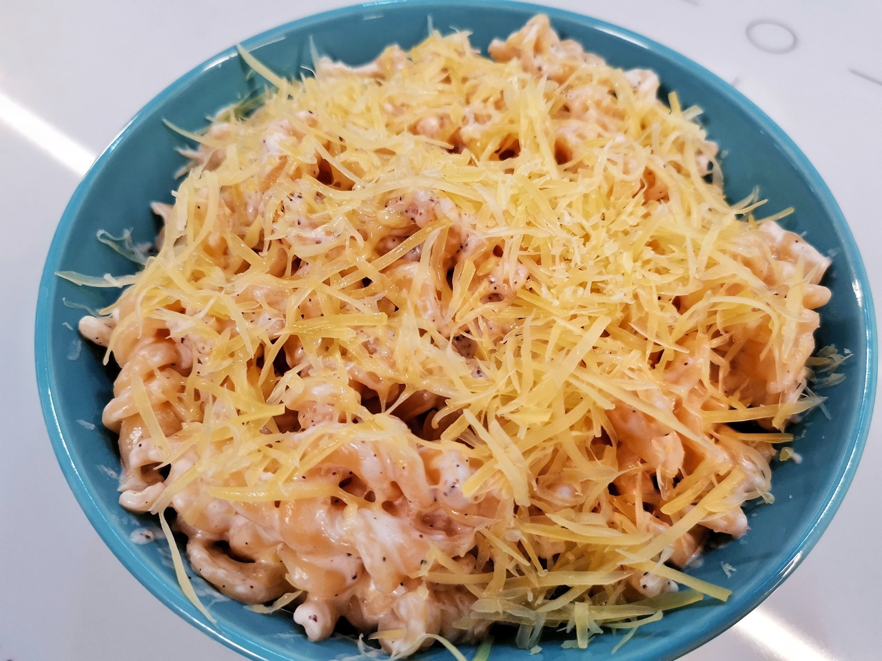 Creamy Fusilli Pasta with Cheese