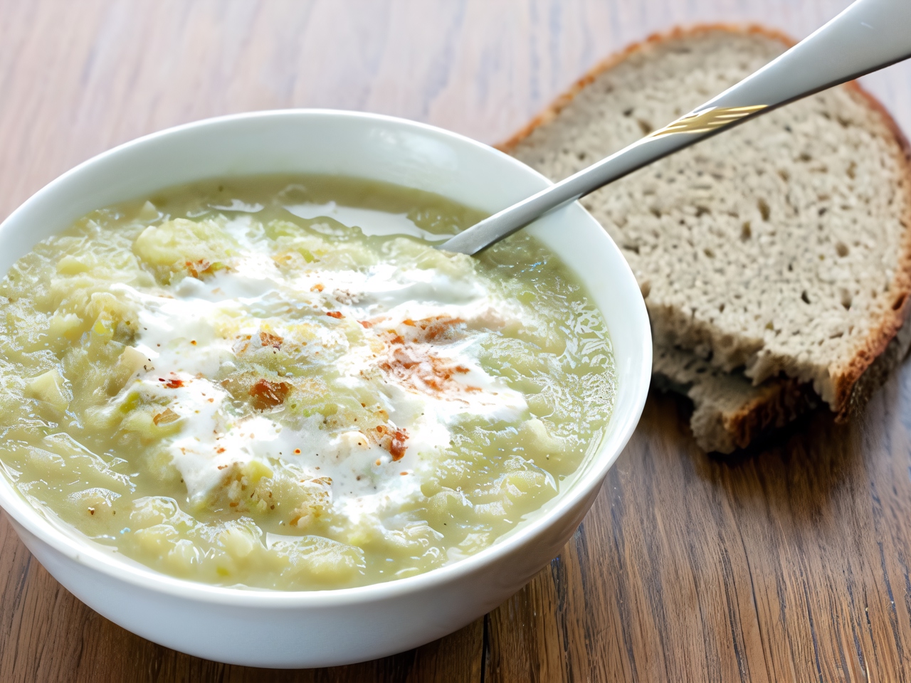 Creamy Wild Garlic Soup