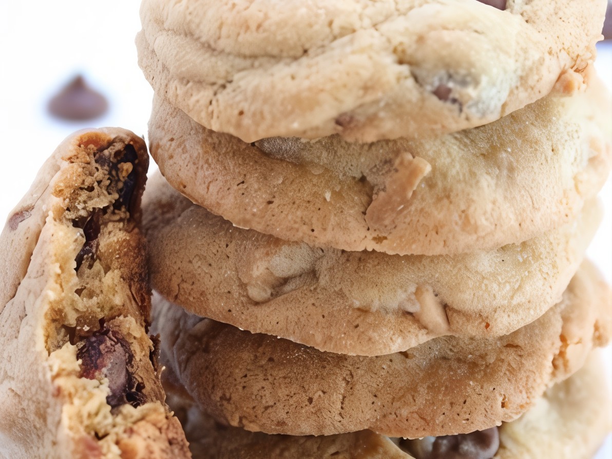 Creamy Peanut Butter Cookies with Caramels