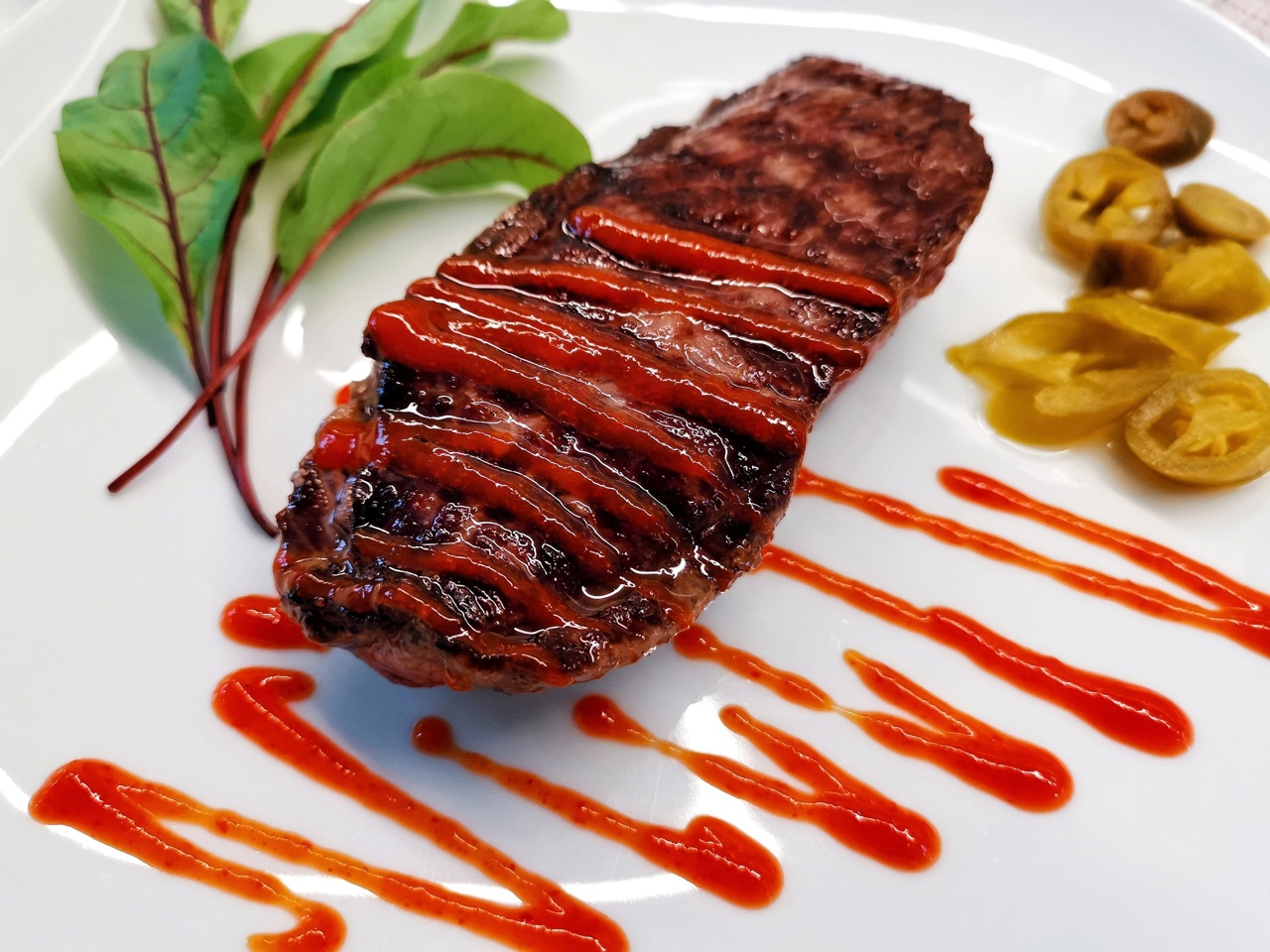 Creamy Striploin Steak