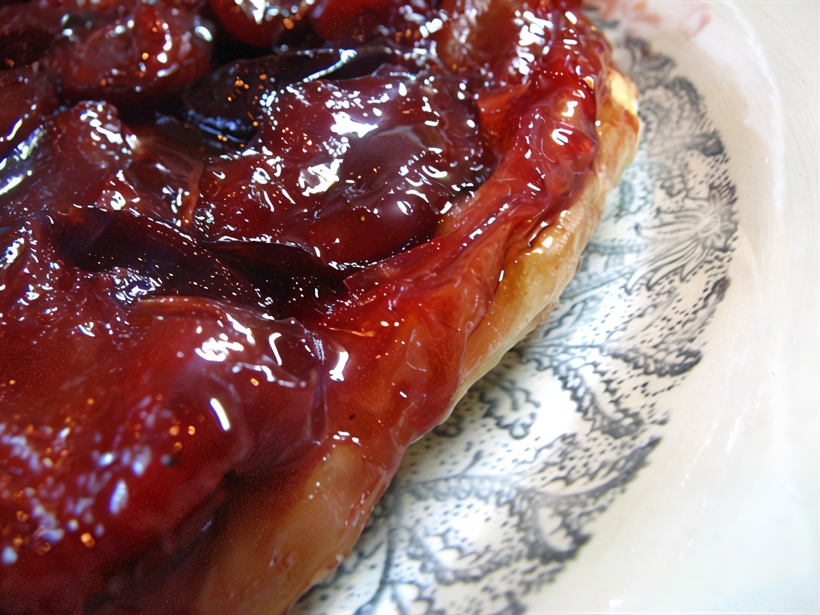 Plum Tarte Tatin