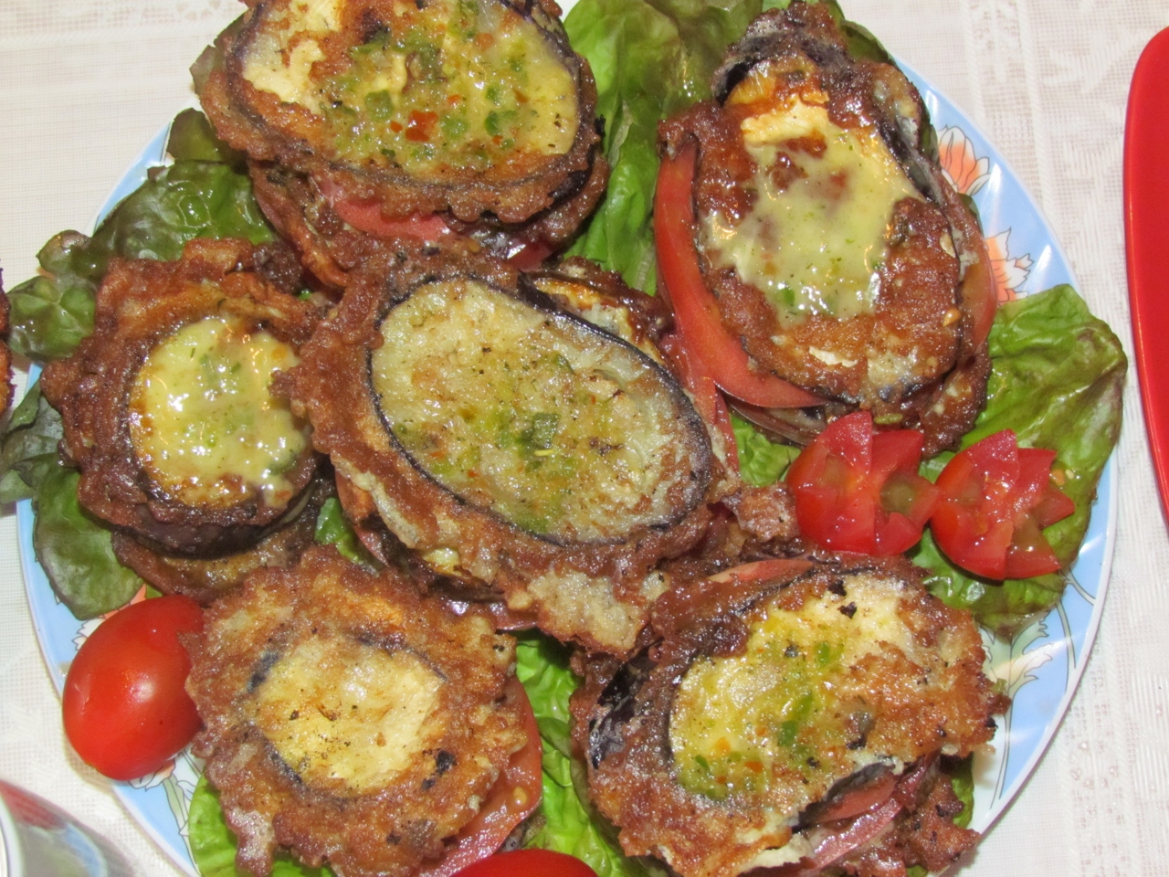 Layered Eggplant Appetizer