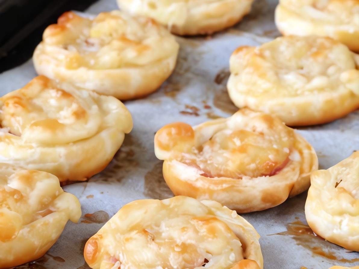 Puff Pastry Spirals with Parmesan and Paprika