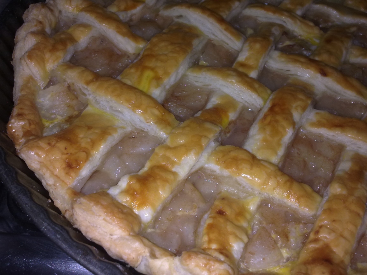 Layered Pear Pie