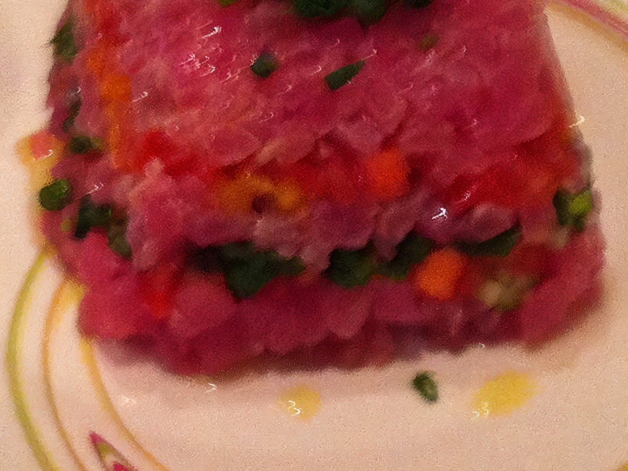 Layered Tuna Tartare