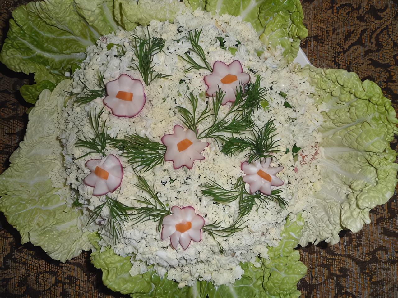 Layered Spring Vegetable Salad