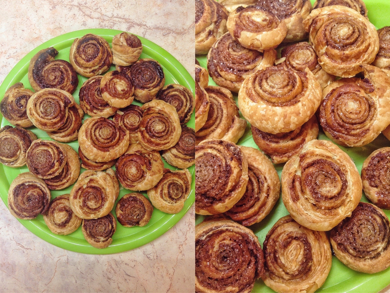 Cheese or Cinnamon Puff Pastries