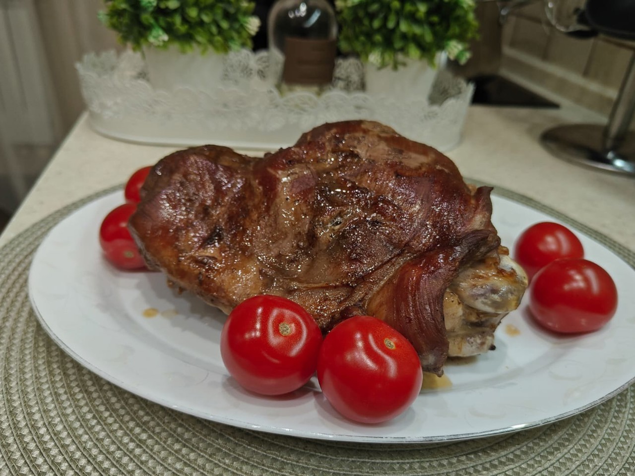 Juicy Turkey Thigh in the Oven