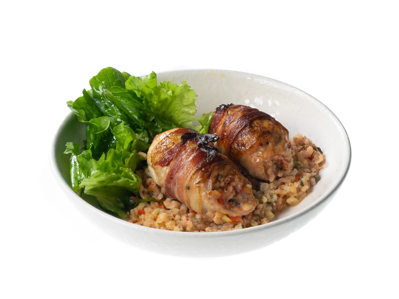 Juicy Turkey Rolls with Bulgur