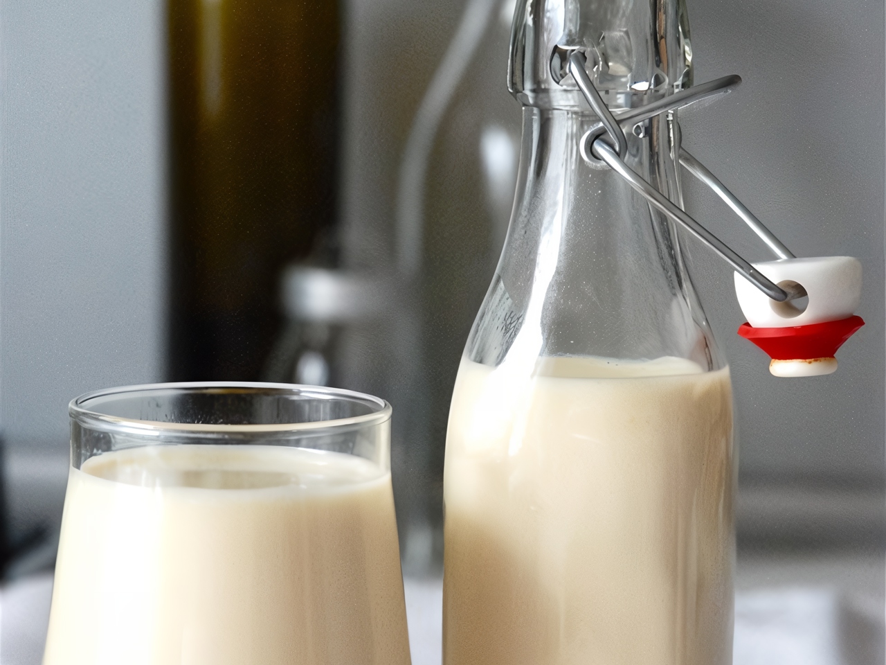 Soy Milk with Mineral Water