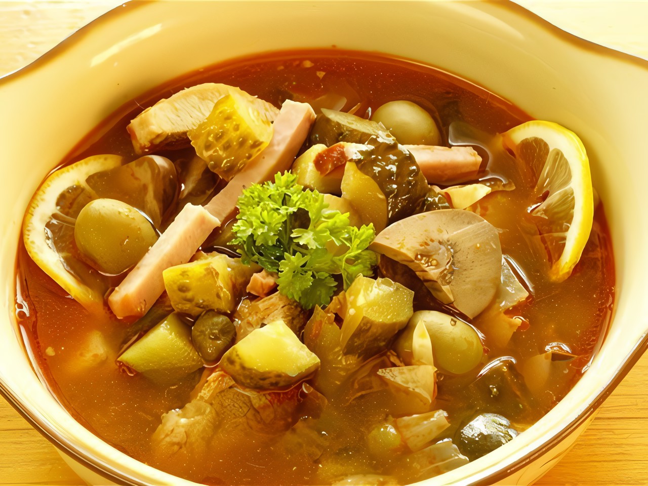 Mixed Solyanka with Offal