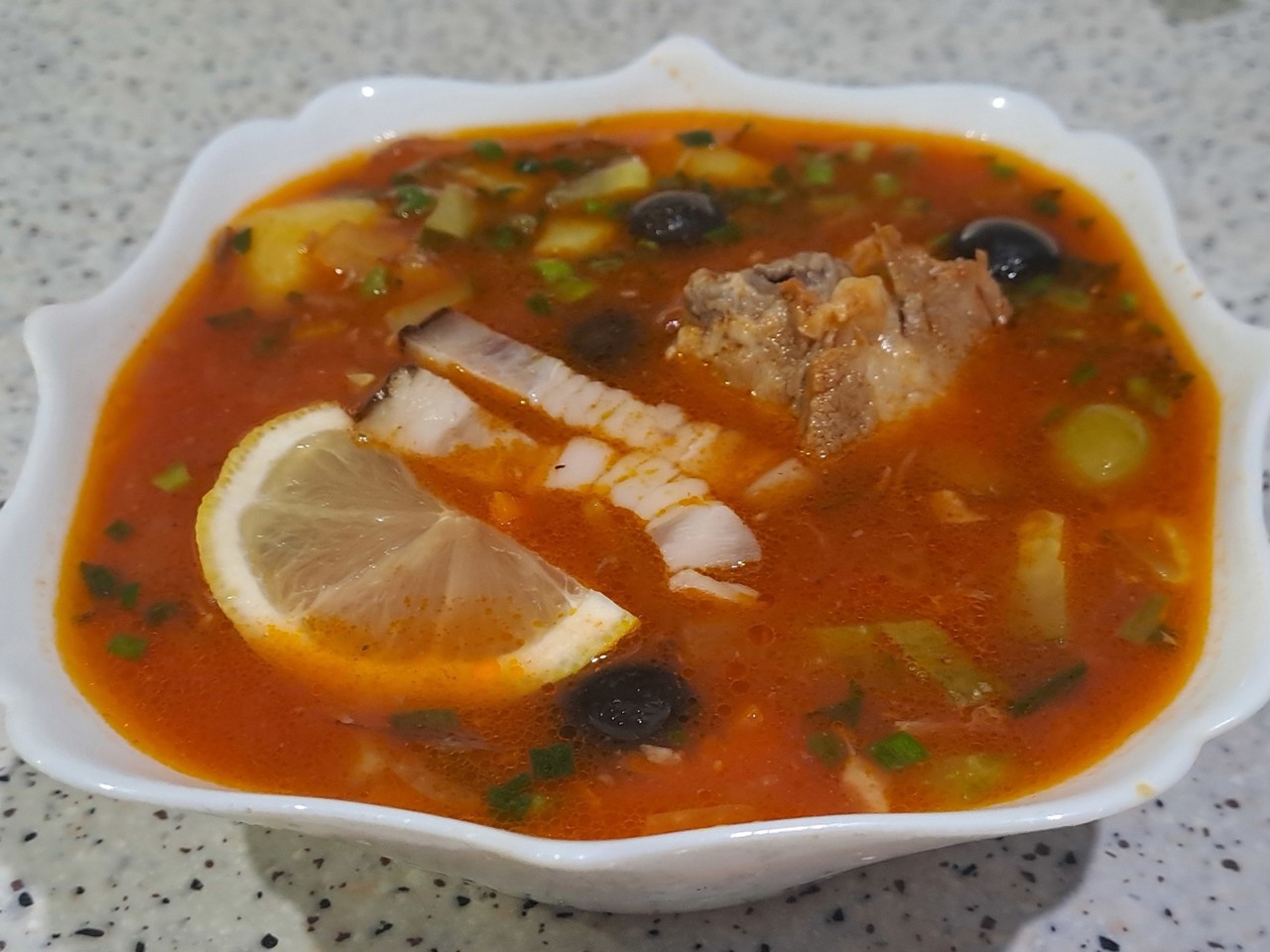Solyanka with Potatoes