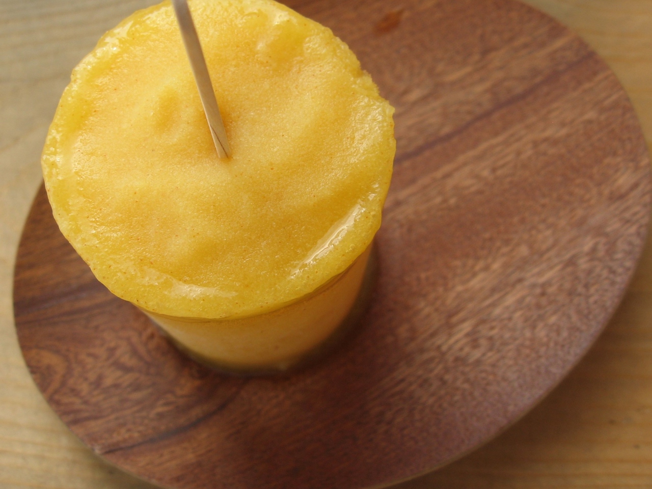 Mango, Pineapple, and Chili Pepper Sorbet