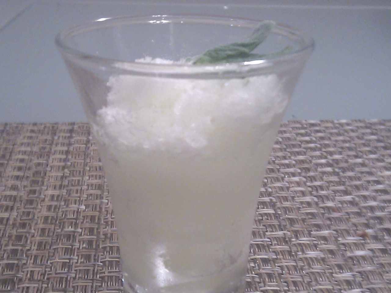 Lemon Balm Sorbet
