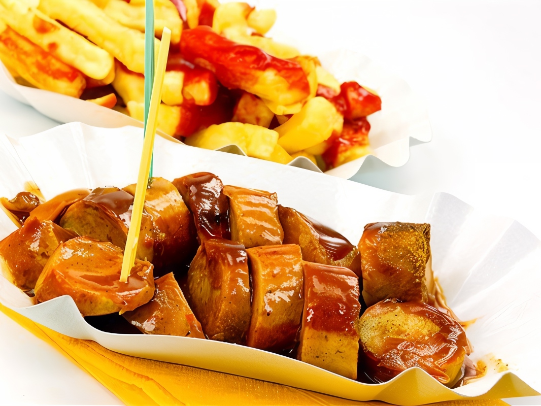 Sausages in Curry Sauce