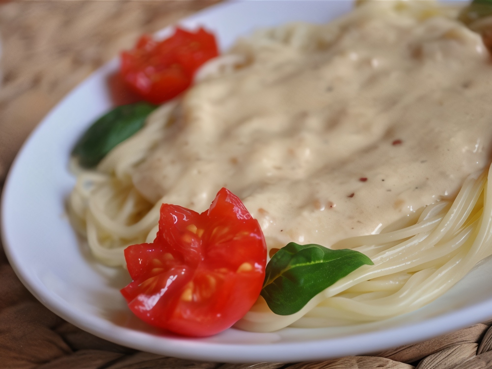 Spaghetti with Cheese Sauce