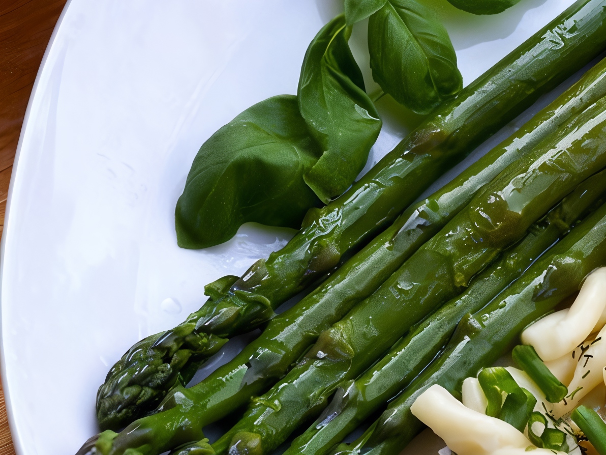 Asparagus with Lime and Mint