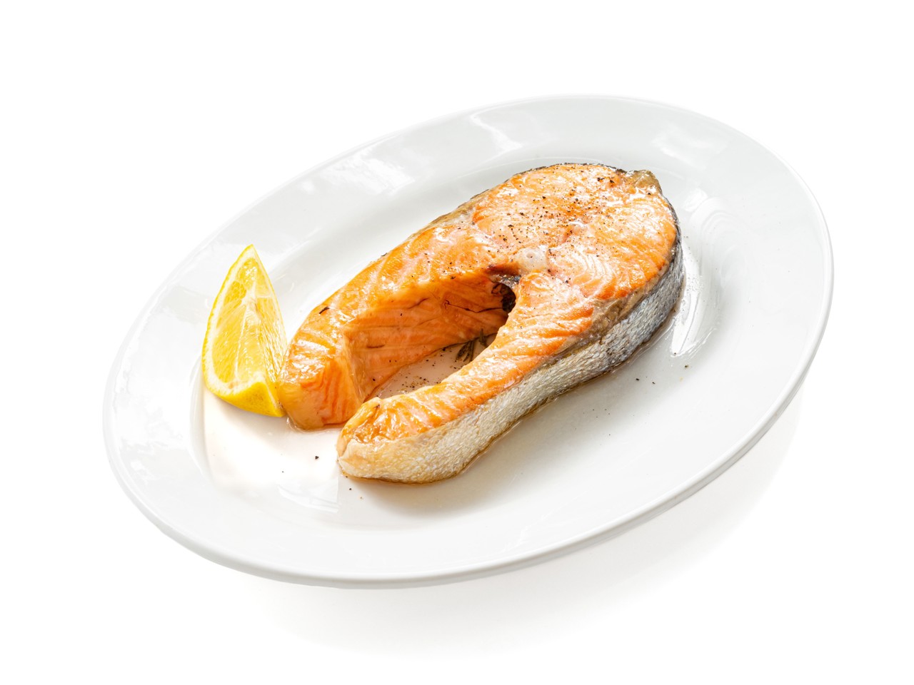 Oven-Baked Trout Steak