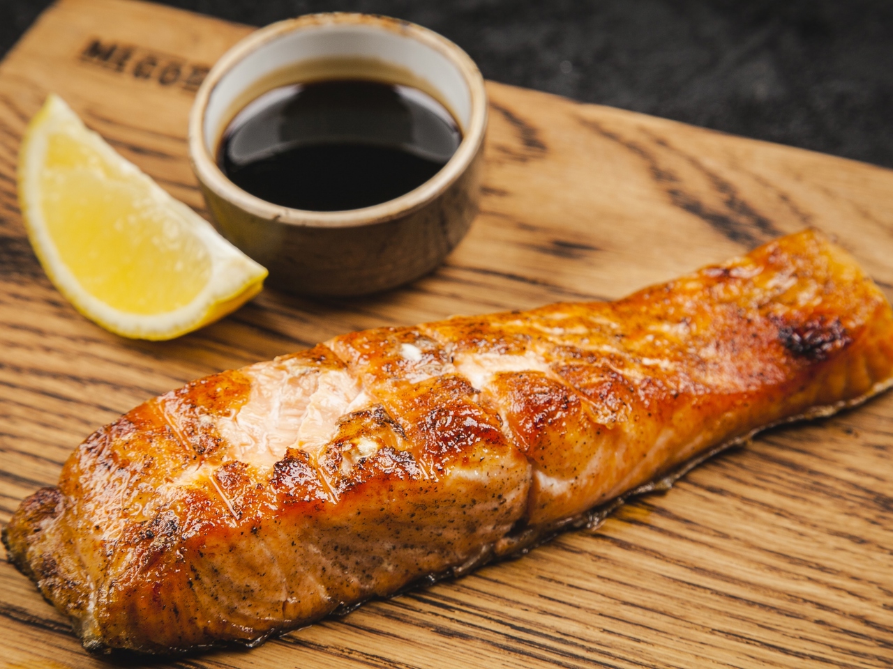 Grilled Salmon Steak