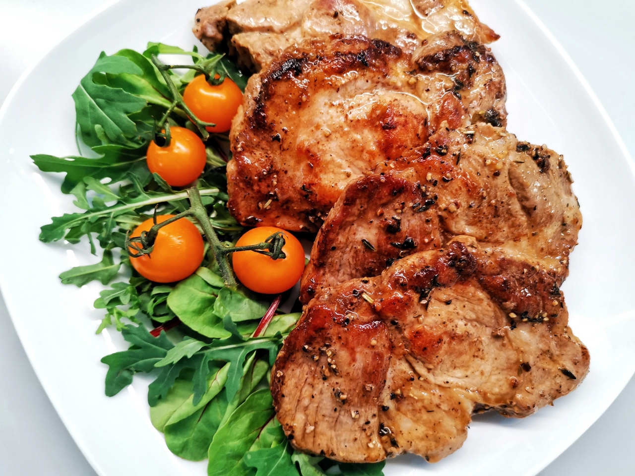 French-Style Pork Neck Steak
