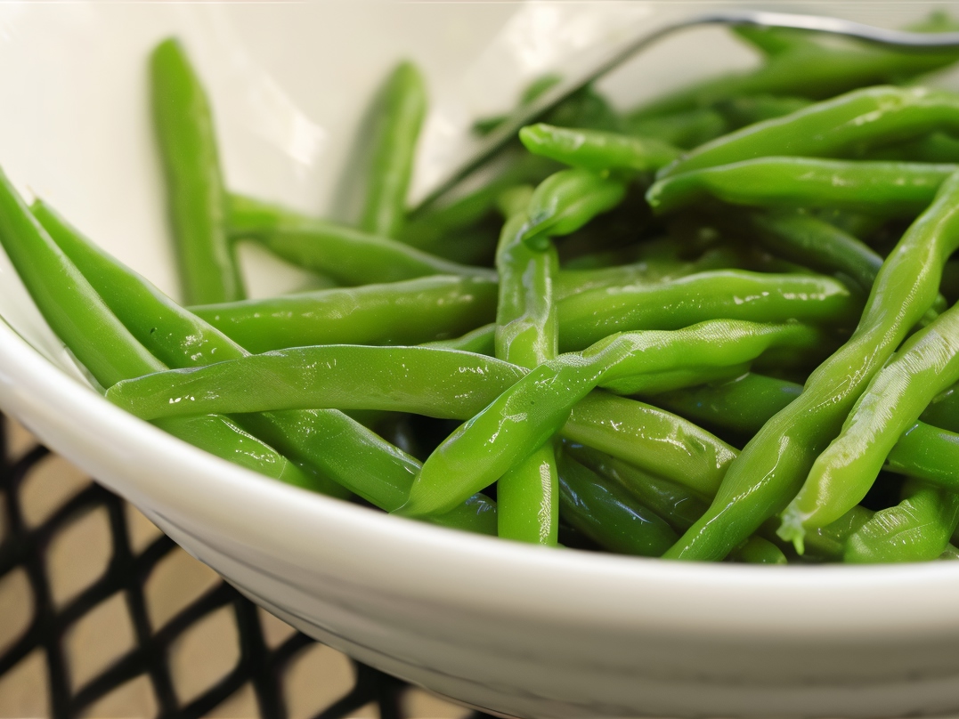 Green Bean and Pea Pods in Butter
