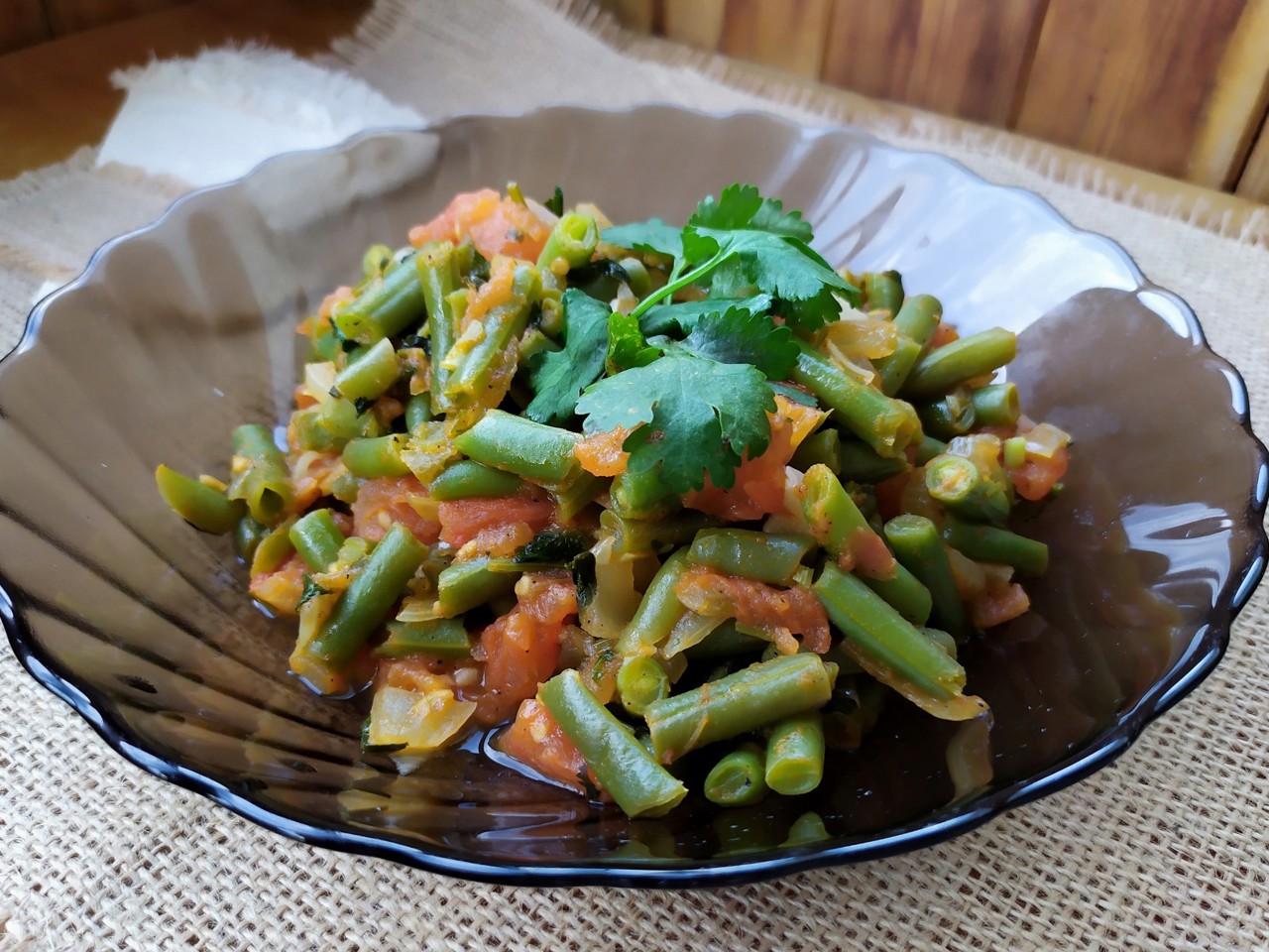 Green Beans with Tomatoes