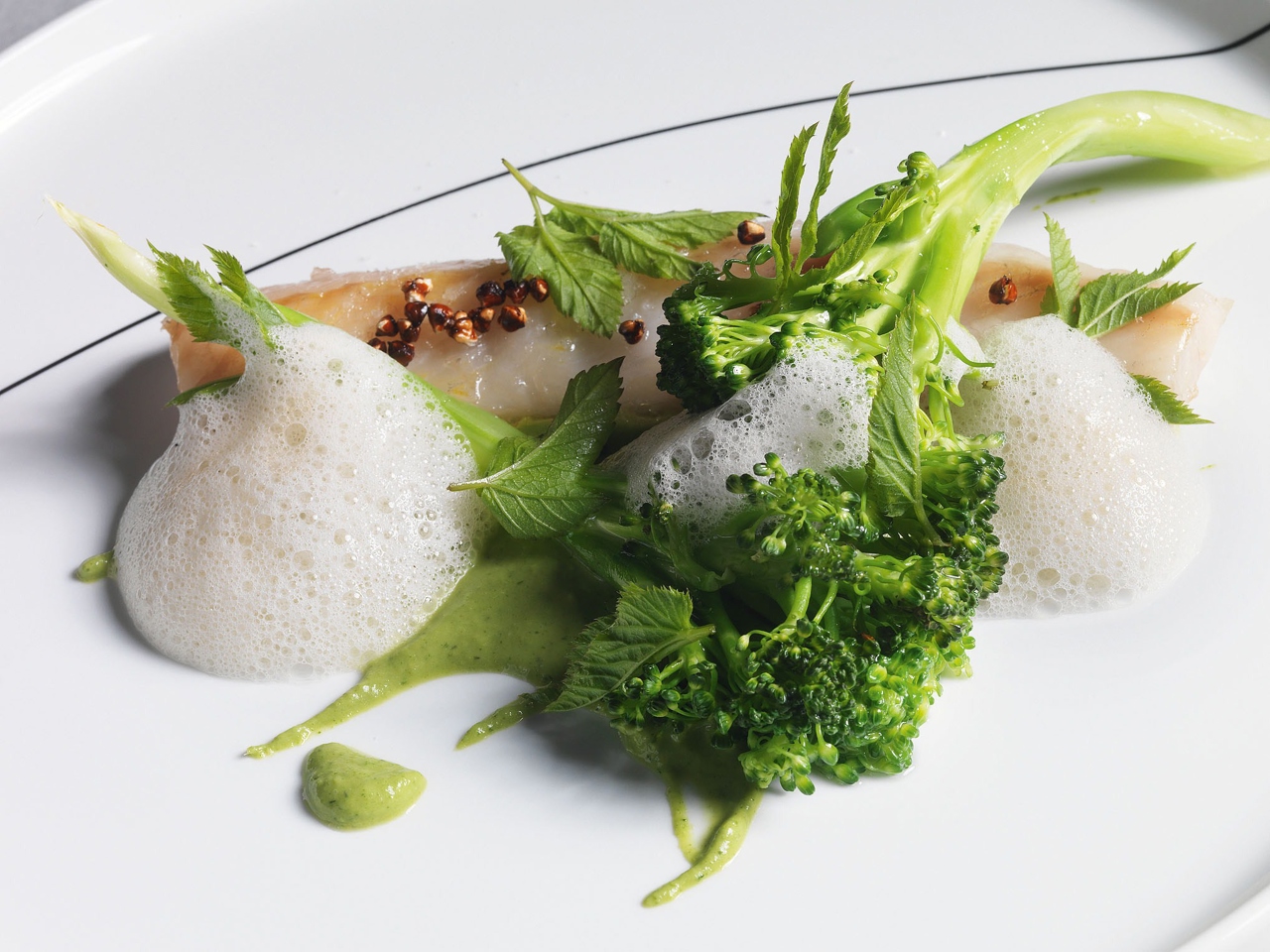 Pike Perch with Cabbage and Buckwheat