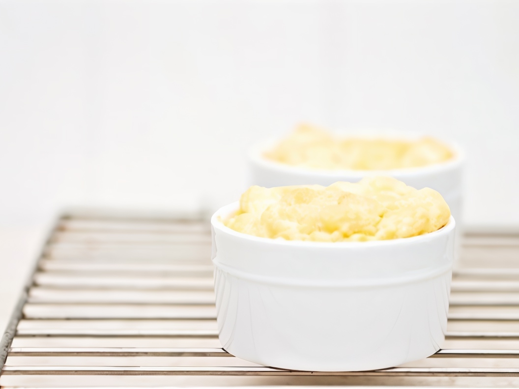 Cottage Cheese Soufflé with Dried Apricots and Nuts