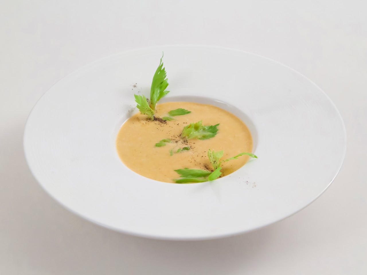 Sweet Potato Soup with Maple Syrup