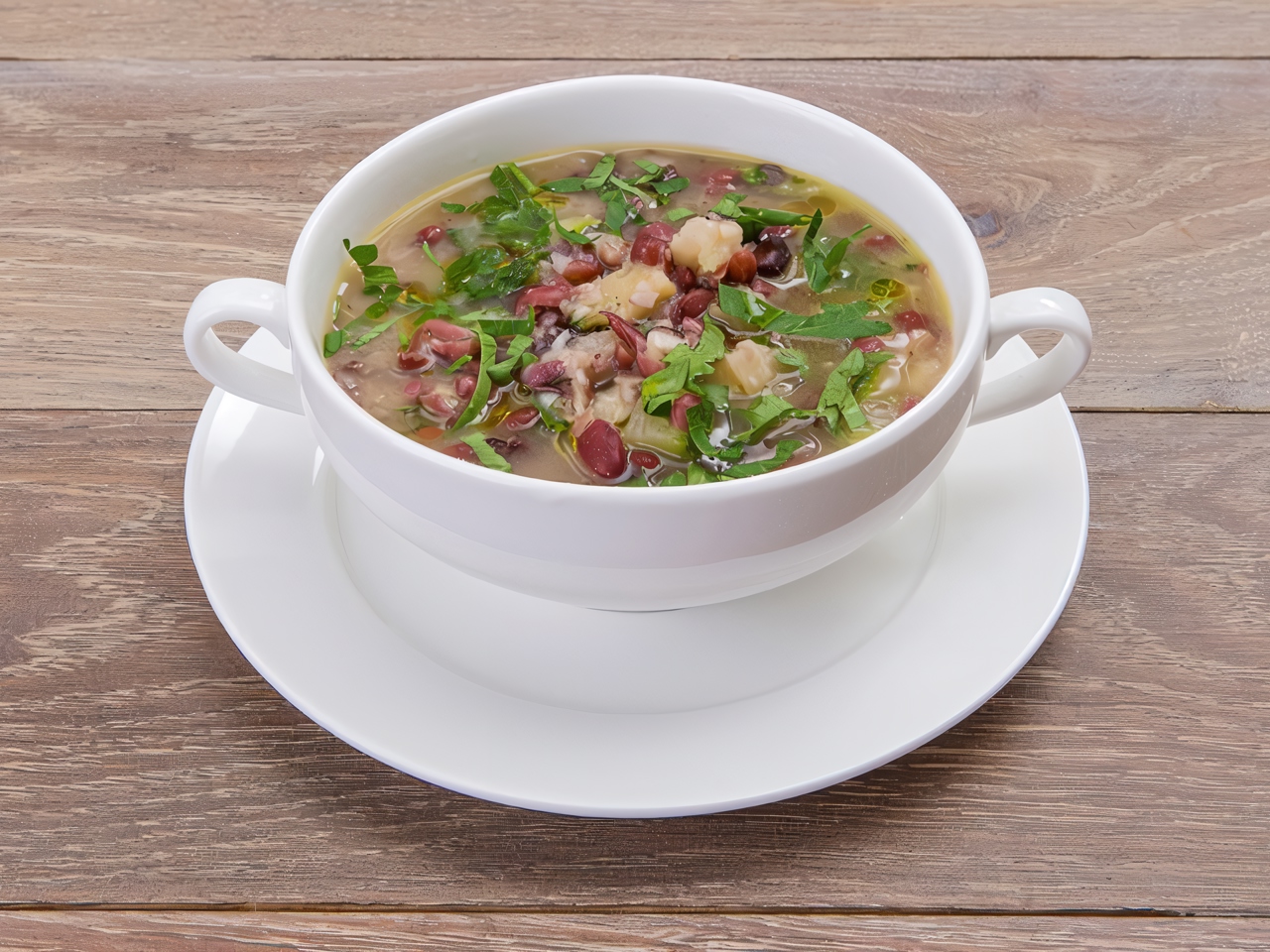 Bean Soup with Zucchini
