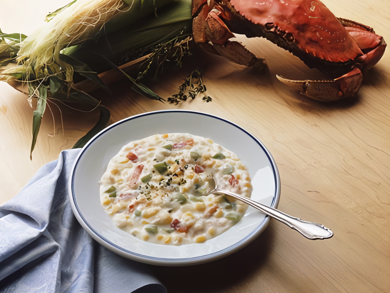 Crab and Sweet Corn Soup Chinese Style