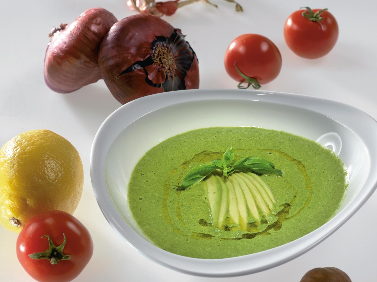 Sorrel and Avocado Soup