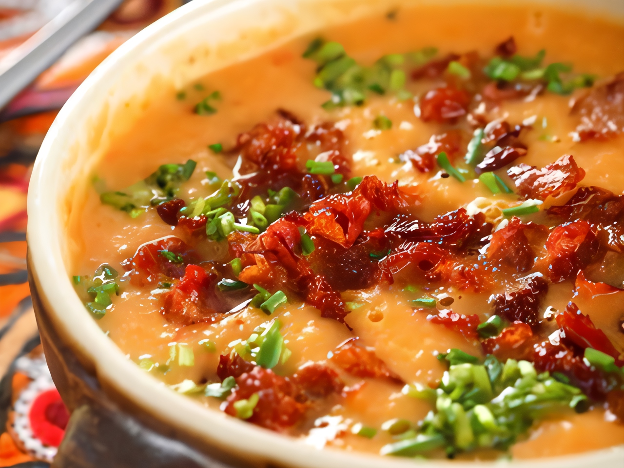 Butternut Squash and Bacon Soup