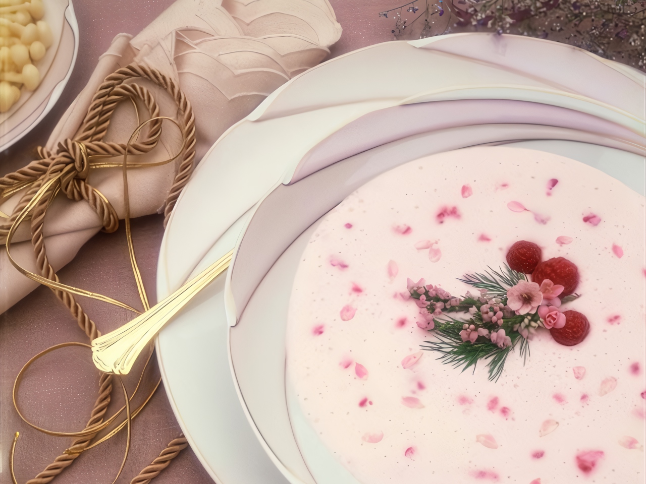 Raspberry-Blackcurrant Soup