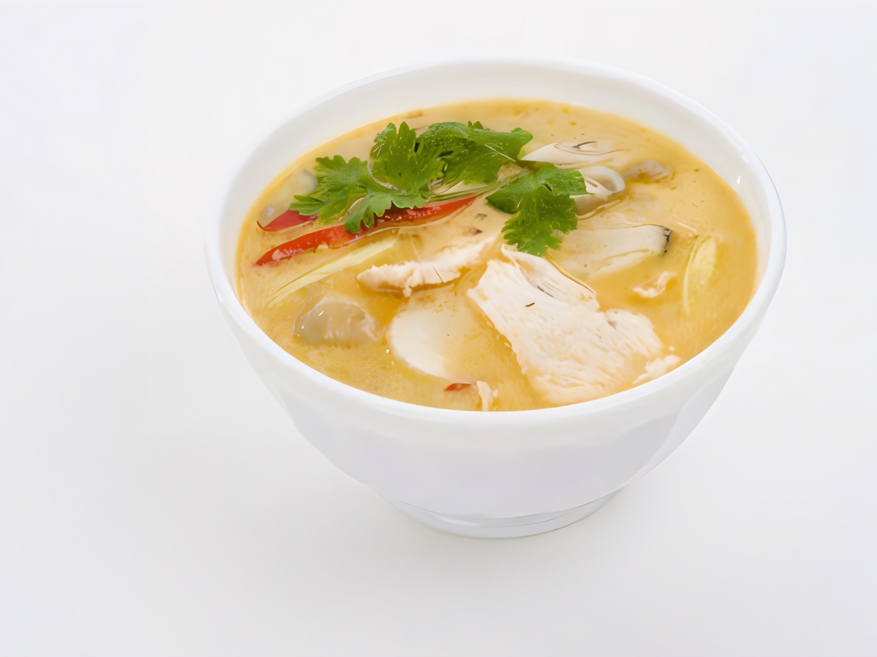 Chicken Puree Soup with Nuts