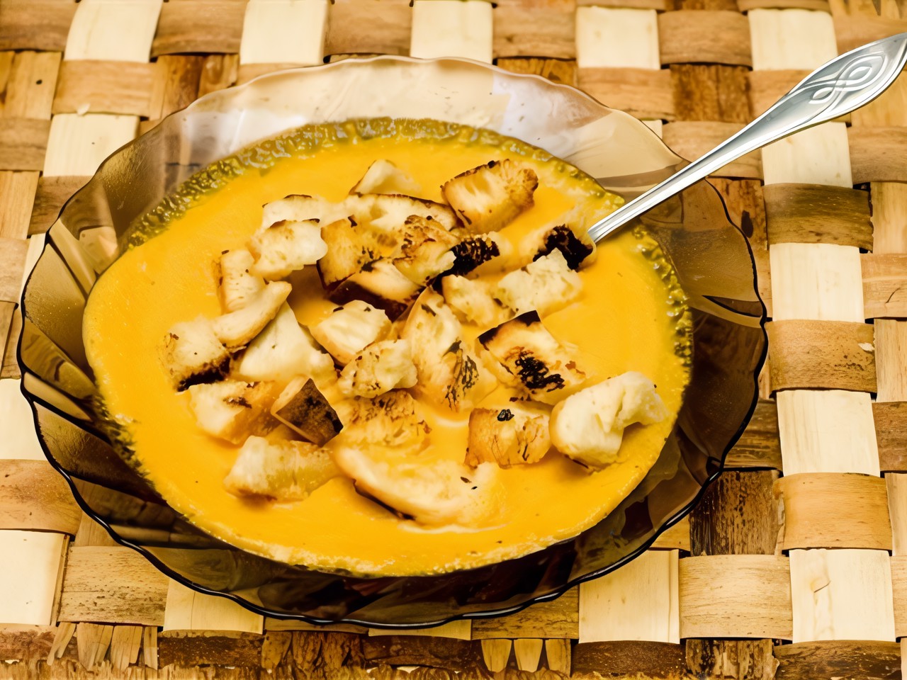 Carrot Puree Soup with Rice